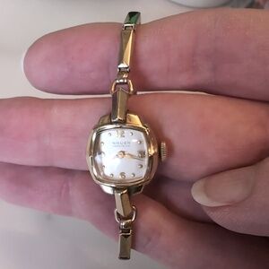 Gruen Precision Women's Vintage manual watch with Drema brand bracelet